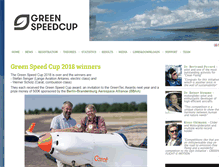 Tablet Screenshot of greenspeedcup.de